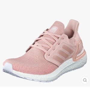 *SOLD* ADIDAS ULTRABOOST 20 RUNNING SNEAKER TENNIS SHOES women pink and white